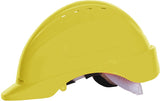 Saviour Hpsav FR SS1 Y Saviour Freedom with Ratchet HDPE -Yellow Construction Helmet