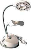SahiBUY Fan With Lamp White HY-8738 USB USB Fan