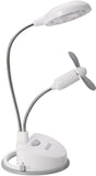 SahiBUY Fan With Lamp White HY-8738 USB USB Fan