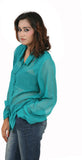 Hypernation Women's Solid Casual, Party Shirt