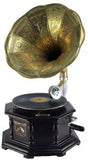 Interio Crafts Brass Gramophone