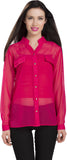 Ishin Women's Solid Casual Shirt