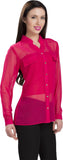 Ishin Women's Solid Casual Shirt