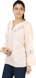 India Inc Women's Solid Casual Shirt