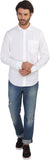 Calvin Klein Men's Solid Casual White Shirt