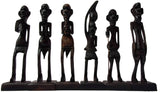 Artifa African Tribal Men Wooden Handmade Showpiece  -  16 cm