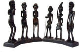 Artifa African Tribal Men Wooden Handmade Showpiece  -  16 cm