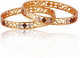 Jewbang Alloy Yellow Gold Bangle Set