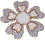 JaipurCrafts Designer Ethnic Collection Floor Rangoli Showpiece  -  0.6 cm