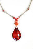 Jiya Fashion Pretties Crystal, Stainless Steel Necklace