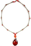 Jiya Fashion Pretties Crystal, Stainless Steel Necklace