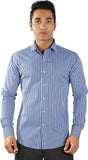 Just Differ Men's Striped Formal Shirt