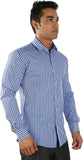 Just Differ Men's Striped Formal Shirt