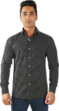 Just Differ Men's Polka Print Formal Shirt