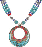 Jainx Turquoise Ivory Necklace