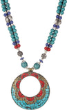 Jainx Turquoise Ivory Necklace