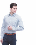 Jogur Men's Checkered Formal Shirt