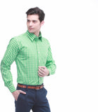 Jogur Men's Checkered Formal Shirt