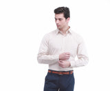 Jogur Men's Solid Formal Shirt