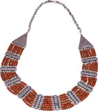 Jewelina Gems Brass Necklace