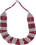 Jewelina Gems Brass Necklace