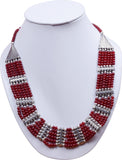 Jewelina Gems Brass Necklace
