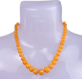 Jewelina Gems Brass Necklace