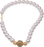 Jewelina Gems Brass Necklace