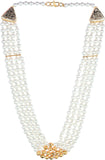 Jewelina Gems Brass Necklace