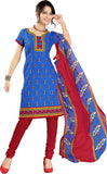 Parisha Cotton Self Design, Printed Salwar Suit Dupatta Material