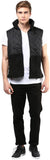The Vanca Sleeveless Self Design Men's Jacket