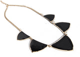 Joyeria Milan Color Resine Plate Resin Necklace