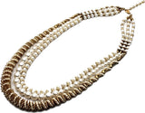 Joyeria Milan Combo Of Pearl And Bead Resin Necklace