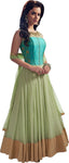 VIHA Net Embroidered Semi-stitched Salwar Suit Dupatta Material