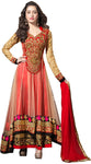 VIHA Net Embroidered Semi-stitched Salwar Suit Dupatta Material