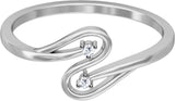 Jacknjewel Classical White Gold Diamond 18 K Ring