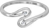 Jacknjewel Classical White Gold Diamond 18 K Ring