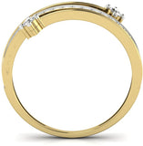 JacknJewel Felicity Diamond Stone Gold 18K Yellow Gold 18 K Ring