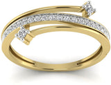 JacknJewel Felicity Diamond Stone Gold 18K Yellow Gold 18 K Ring