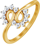 JacknJewel Enchanting Yellow Gold Diamond 18K Yellow Gold 18 K Ring