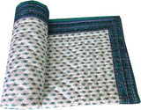 Shoppingtara Abstract Single Quilts & Comforters Light Blue