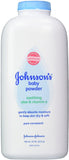 Johnson's Baby Powder, Pure Cornstarch, Aloe & Vitamin E, 22 Ounce (Pack of 2)