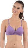 Lovinoform Latest Comfortable Stylist Padded Cotton Mauve Women's Push-up Bra