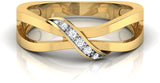 CaratLane Jesyln Yellow Gold Diamond 18 K Ring