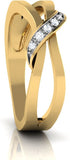 CaratLane Jesyln Yellow Gold Diamond 18 K Ring