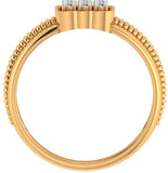 Jewels of Jaipur Gold Diamond 14 K Ring