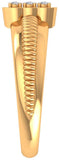 Jewels of Jaipur Gold Diamond 14 K Ring