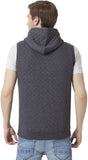 Peter England Sleeveless Solid Men's Sweatshirt