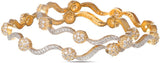 Sparkle Street Alloy Bangle Set