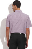 John Players Men's Checkered Formal Shirt